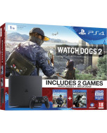 Игровая приставка Sony PlayStation 4 1TB Slim Black (CUH-2016B) + Watch Dogs 2 + Watch Dogs